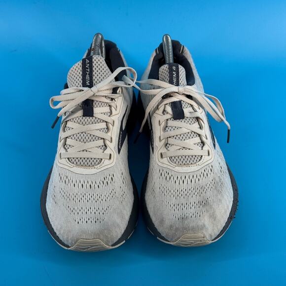 Brooks Anthem 4 Running Shoes Mens 10 Gray Black Cushion Sneakers Athletic - Picture 2 of 11